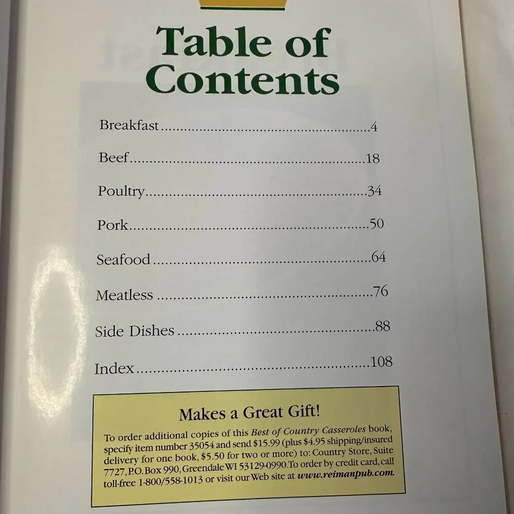 Taste of Home Ground Beef & Best of Country Casseroles Cookbooks Reiman Media